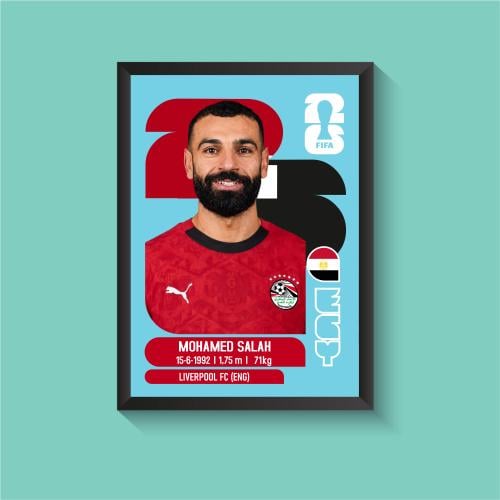 لوحة محمد صلاح كاس العالم 2026