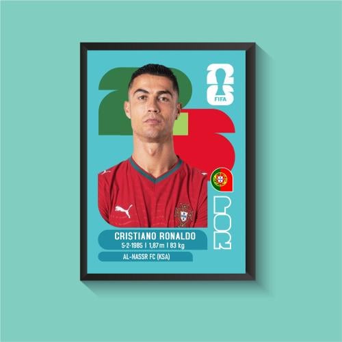لوحة رونالدو كاس العالم 2026