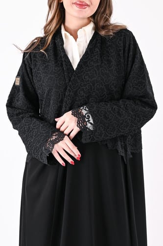 عباية انترنت كلوش بدنتيل