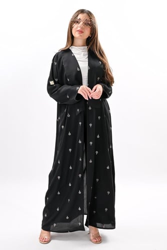 عباية بلاك بيري بتطريز نحاسي