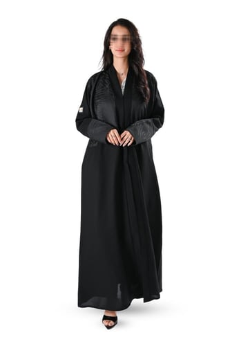 عباية كريب مع جكار