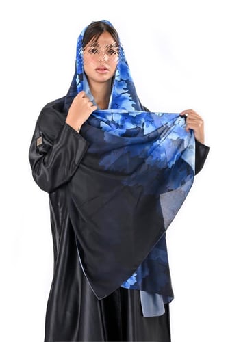 عباية كريب بورود طباعة