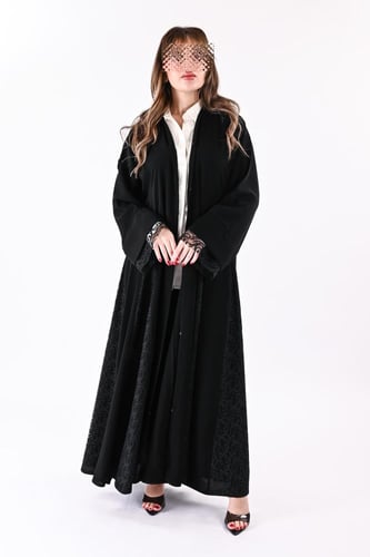 عباية دبل كلوش بدنتيل