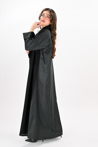 عباية كريب مع جكار