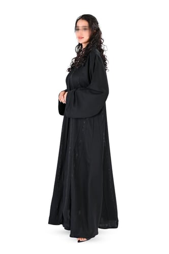 عباية بلاك بيري كلوش بفصوص