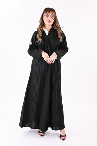 عباية كريب بقيطان اسود