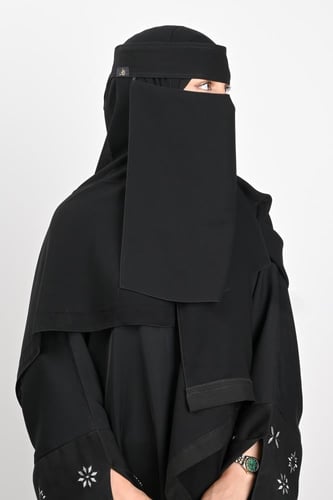 نقاب حرائر مطاط ربط