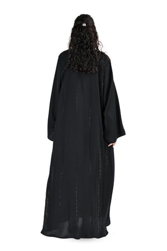 عباية بلاك بيري كلوش بفصوص