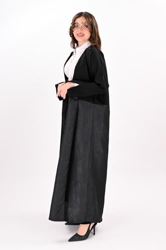 عباية كريب مع جكار