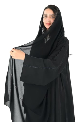 عباية الندى بتحديد كحلي