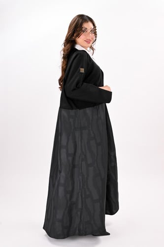 عباية كريب مع جكار