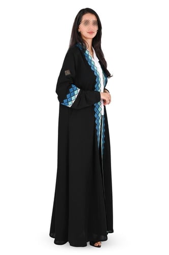 عباية انترنت بتطريز ملون