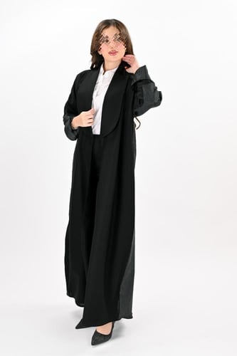 عباية كريب مع جكار