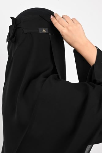 نقاب حرائر مطاطين بردة ربط