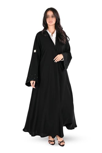 عباية كريب رسمي شك يدوي