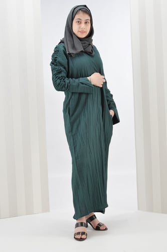 عباية لنن مكسر بكسرات وكم صغير