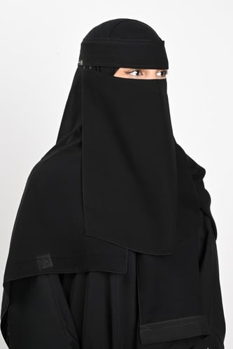 نقاب حرائر مطاطين ربط