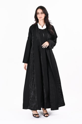 عباية كريب مع جكار