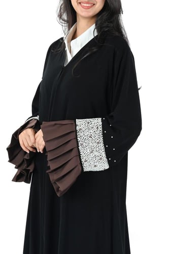 عباية ملكي شك يدوي بني