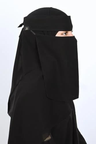 نقاب حرائر مطاط مائل ربط مقوى