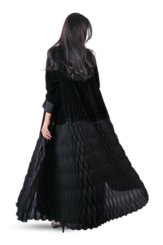 عباية كلوش بكسرات