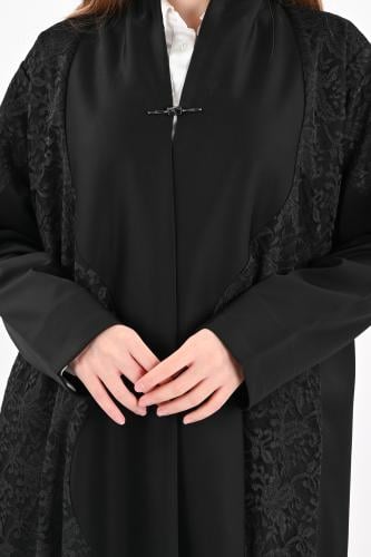 عباية بدنتيل من الجوانب