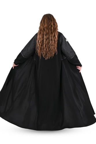 عباية نص كلوش بجكار وشك يدوي