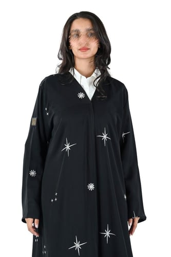 عباية بلاك بيري بتطريز منثور