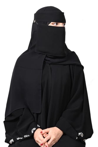 نقاب مطاط مائل ببطانة حرير