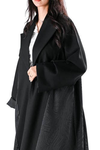 عباية كريب مع جكار