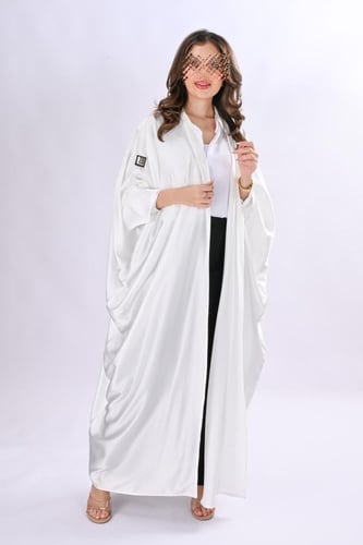 عباية مشلح اوف وايت بقيطان ناعم