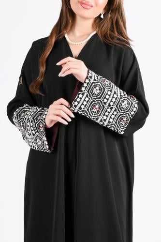 عباية انترنت بتطريز ملون