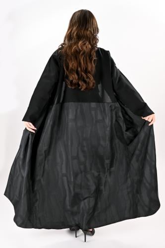 عباية كريب مع جكار