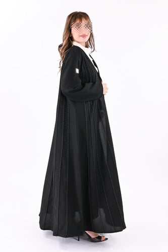 عباية كريب بقيطان اسود