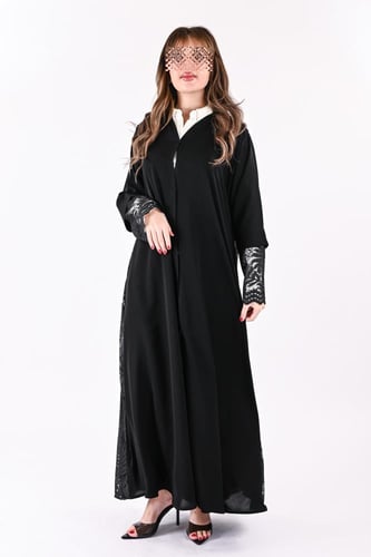 عباية الندى كلوش بدنتيل