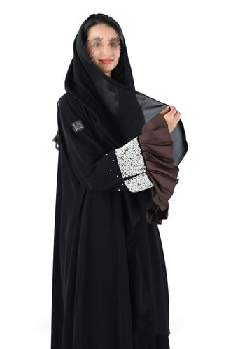 عباية ملكي شك يدوي بني