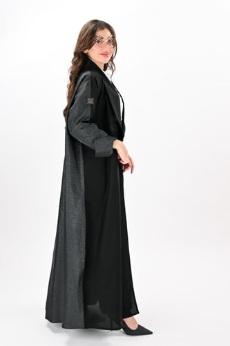 عباية كريب مع جكار