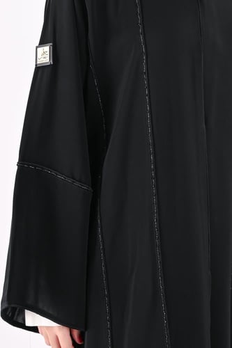 عباية الندى كلوش بتطريز يدوي