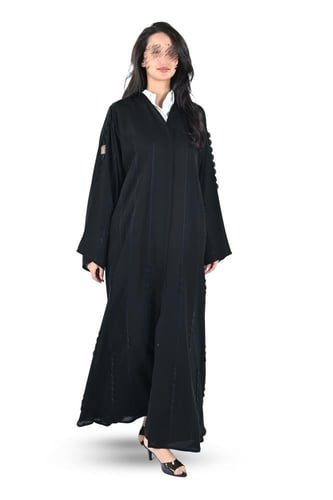 عباية الندى بتحديد كحلي