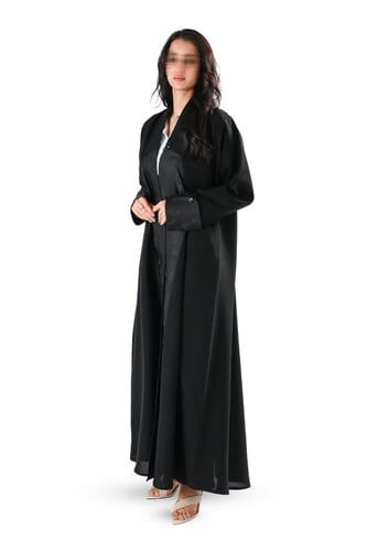 عباية كريب مع جكار