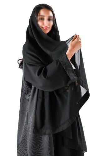 عباية كريب مع جكار