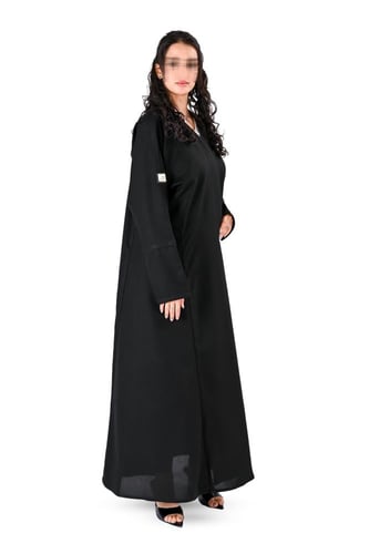 عباية كلوش بقيطان اسود