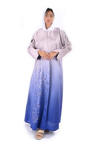 عباية تفتة مع تطريز هاري