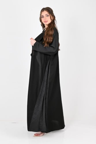 عباية كريب كلوش بقماش جكار