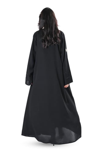 عباية ربع كلوش بفصوص على الكم