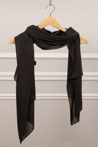 طرحة رمادي غامق سادة