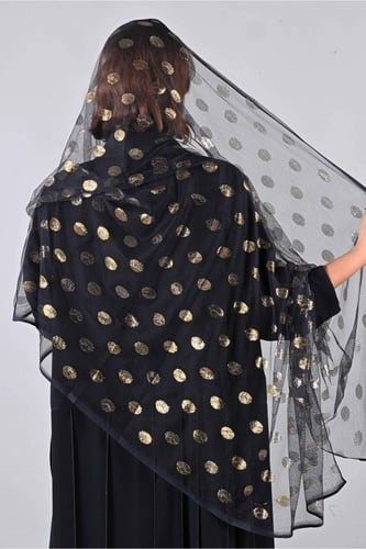 طرحة تل منثور بزري ذهبي