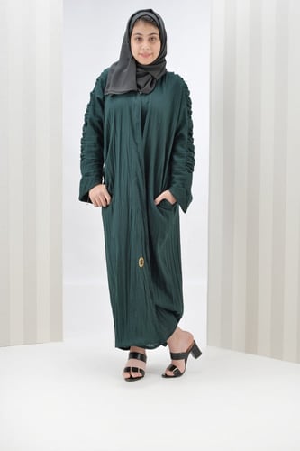 عباية لنن مكسر بكسرات وكم صغير