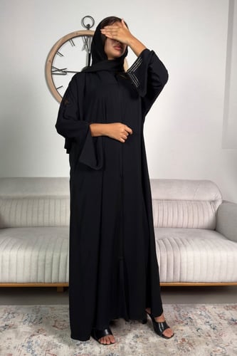 عباية الندى بفصوص فضي