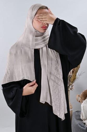 طرحة رصاصي بفصوص